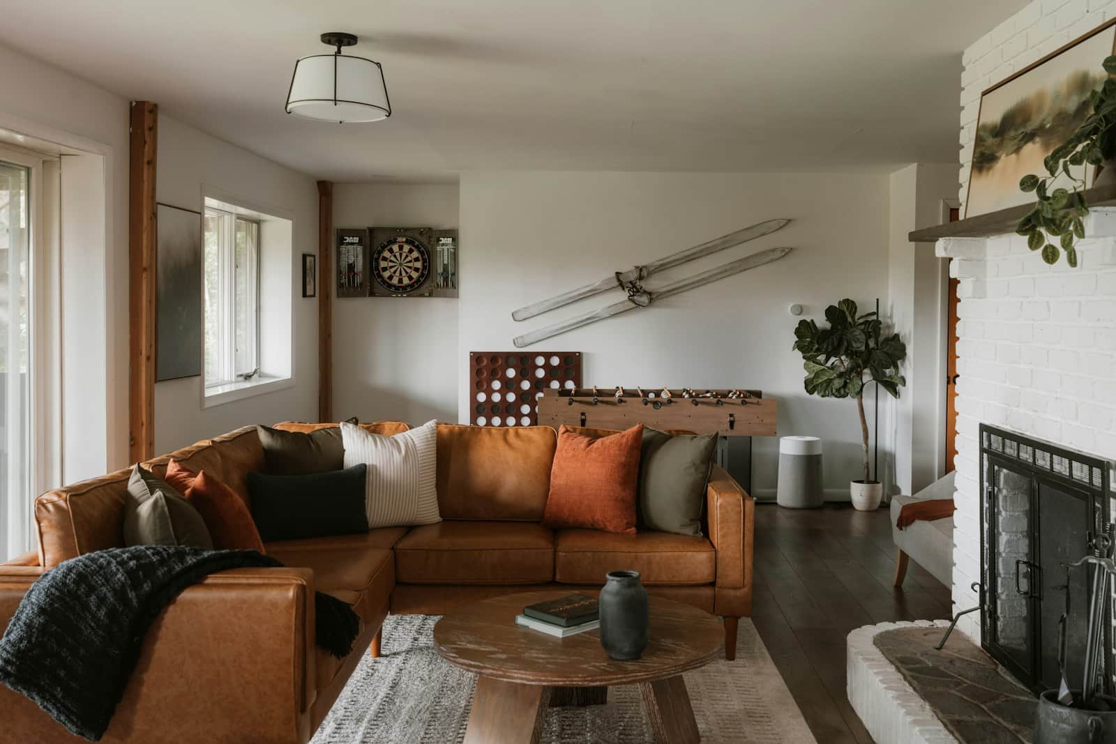 A cozy, comfortable living room